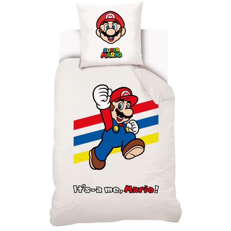 oficial Milímetro relajarse Funda nordica Premium Mario Super Mario cama 90 algodon