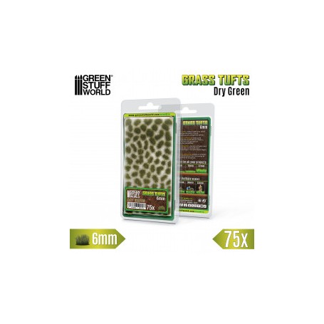 Matas Cesped - Tufts - 6 mm - Verde Seco