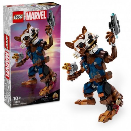 LEGO-76282 Rocket y Bebé Groot