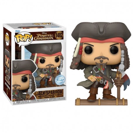 Pirates of the Caribbean Figura POP! Movies Vinyl Jack Sparrow 9 cm