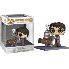 Harry Potter POP! Deluxe Vinyl Figura Harry Pushing Trolley 9 cm 135