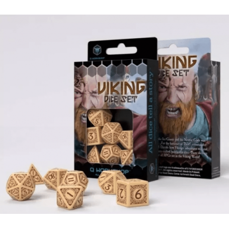 Dados Vikingos Valhalla (7 unidades) - Q Workshop