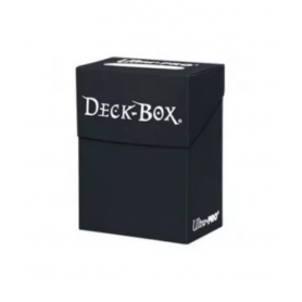 Caja de mazo Deck Box Solid Negro Ultra Pro