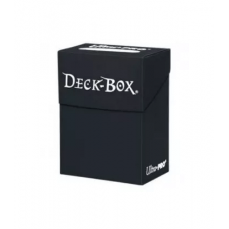 Caja de mazo Deck Box Solid Negro Ultra Pro