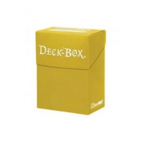 Caja de mazo Deck Box Solid Amarillo Ultra Pro