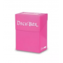 Caja de mazo Deck Box Solid Rosa Brillante Ultra Pro.