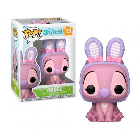 Disney Figura Stitch POP! Vinyl Angel Conejo de Pascua 9 cm 1534